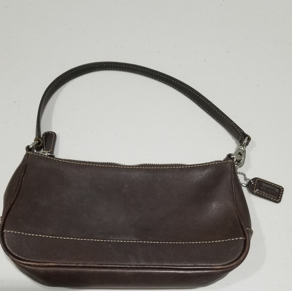 Brown Coach Pouchette